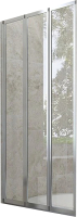 Стеклянная шторка для ванны Veconi 90x150 / PL73L-90-01-19C4 (стекло прозрачное/хром) - 