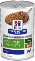 Влажный корм для собак Hill's Prescription Diet Metabolic + Mobility с курицей / 607714 (370г) - 
