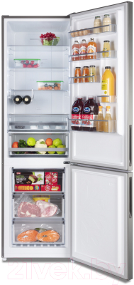 Холодильник с морозильником CHiQ CBM351NS 