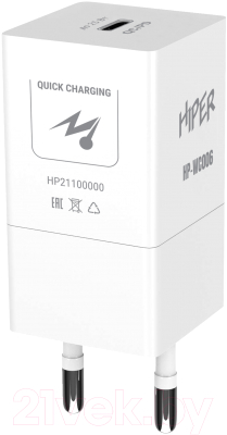 Адаптер питания сетевой HIPER HP-WC006 (белый)