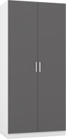 Шкаф Интермебель Марсель 580 / МР-06 (графит серый) - 