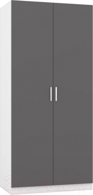 Шкаф Интермебель Марсель 580 / МР-06 (графит серый)