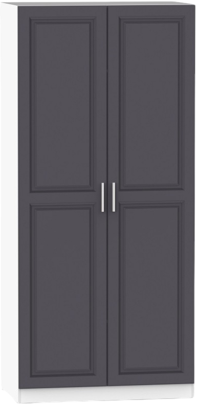 Шкаф Интермебель Марсель 580 / МР-06-B2 (графит софт)