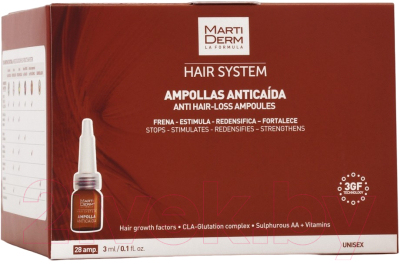 Ампулы для волос Martiderm Hair System Против выпадения волос (28x3мл)