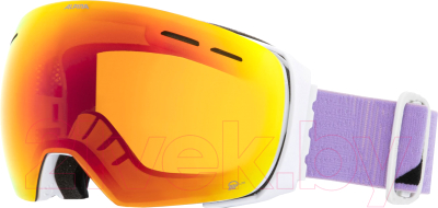 Маска горнолыжная Alpina Sports Granby Q-Lite / A7213814 (лиловый матовый)