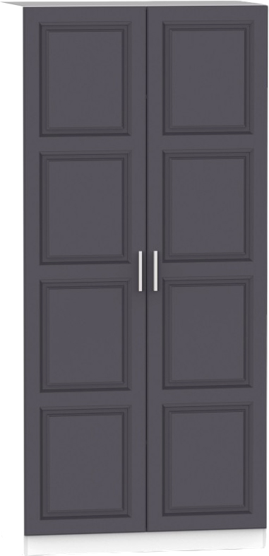 Шкаф Интермебель Марсель 580 / МР-09-B4 (графит софт)