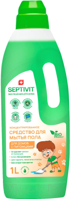 Чистящее средство для пола Septivit Для домов с питомцами (1л)