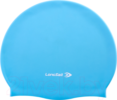 Шапочка для плавания LongSail Силикон 1/240 (голубой)