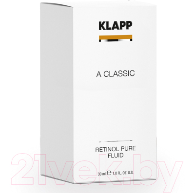 Сыворотка для лица Klapp A Classic Retinol Pure Fluid Чистый ретинол (30мл)