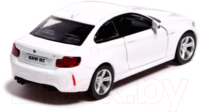 Масштабная модель автомобиля Автоград BMW M2 Coupe 554034_B / 7335820 (белый)