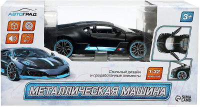 Масштабная модель автомобиля Автоград Купе M929C-1 / 9530285 (черный)