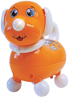 Интерактивная игрушка Азбукварик Говорящий щенок / 2989А (оранжевый) - 