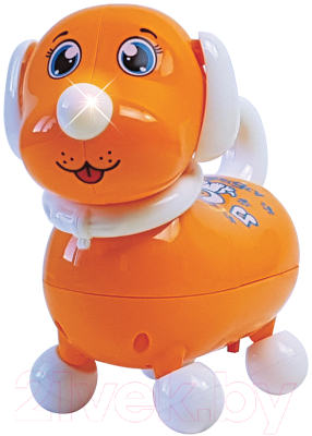 Интерактивная игрушка Азбукварик Говорящий щенок / 2989А (оранжевый)