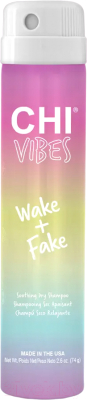 Сухой шампунь для волос CHI Vibes Wake+Fake Soothing Dry Shampoo (74г)