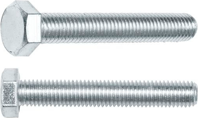 Болт Starfix Шестигранный М12х45 DIN 933 прочность 8.8 / SM-76612-20 (20кг, оцинкованный) - 