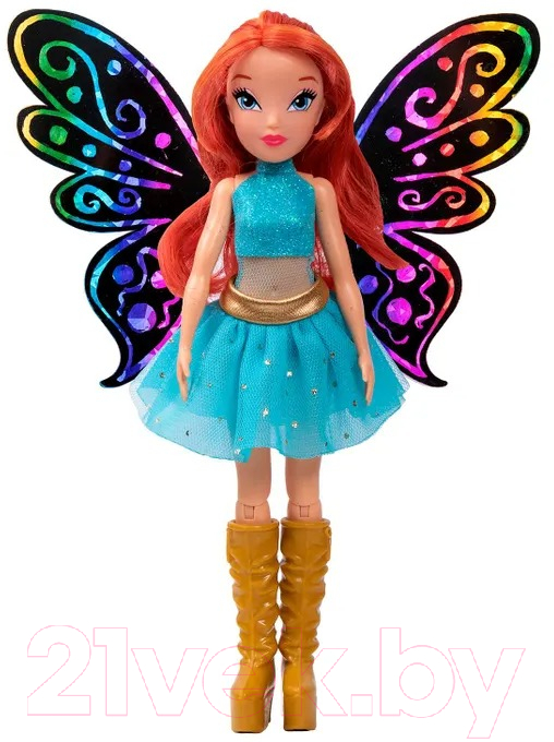 Кукла с аксессуарами Witty Toys Winx Club BTW Scratch Art Wings Блум с крыльями / IW01252101