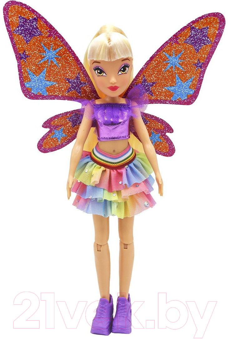 Кукла с аксессуарами Witty Toys Winx Club Стелла с крыльями и глиттером / IW01312203