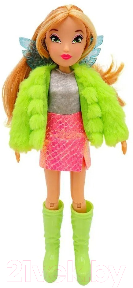 Кукла с аксессуарами Witty Toys Winx Club Fashion Флора с крыльями / IW01372202