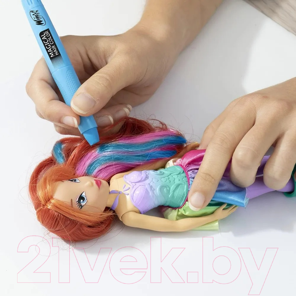 Кукла с аксессуарами Witty Toys Winx Club Hair Magic Блум с крыльями / IW01232101