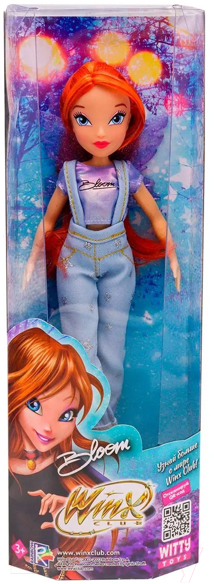 Кукла Witty Toys Winx Club Блум в джинсах с крыльями / IW01322201