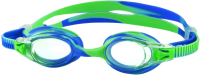 Очки для плавания Indigo Gressi IN350 (синий/зеленый) - 