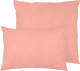 Комплект наволочек Luxsonia Махра 50x70 / Мр0020-5 (2шт, розовый) - 