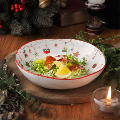 Тарелка закусочная (десертная) Walmer Christmas / W37000978