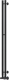 Полотенцесушитель водяной Маргроид Inaro 120x8 (черный матовый, частичная комплектация) - 