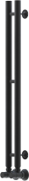 Полотенцесушитель водяной Маргроид Inaro 80x8 (черный матовый, частичная комплектация) - 