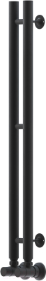 Полотенцесушитель водяной Маргроид Inaro 80x8 (черный матовый, частичная комплектация)