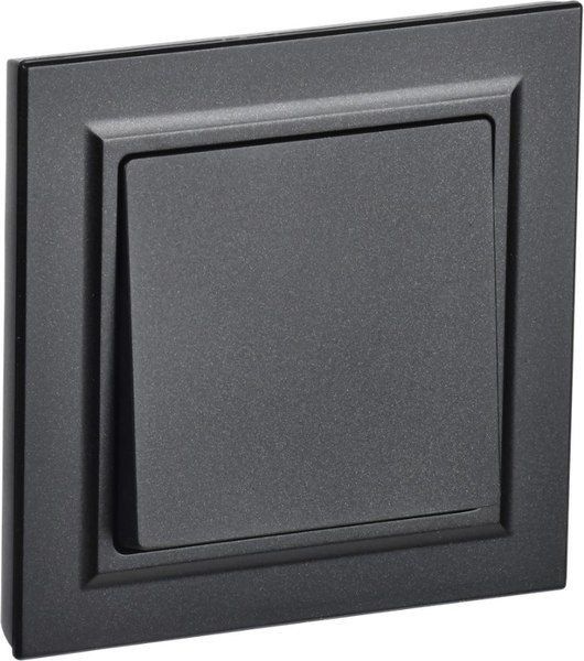 Выключатель IEK Brite BR-V10-0-10-K02-F (черный)