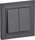 Выключатель IEK Brite BR-V20-0-10-K53-F (графит) - 