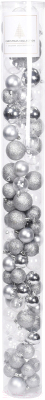 Набор шаров новогодних Koopman ACS100610 (100шт, серебристый)