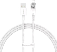 Кабель Baseus Explorer Series USB to iP 2.4A / CATS010102 (2м, белый) - 
