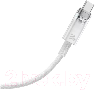 Кабель Baseus Explorer Series USB to Type-C 100W / CATS010502 (2м, белый)