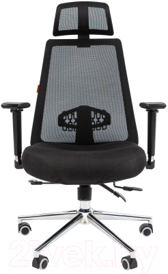 Кресло офисное Chairman 535 Lux (черный/черный)