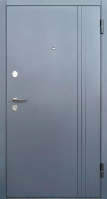 Входная дверь Промет Луара экошагрень графит (86x205, правая)