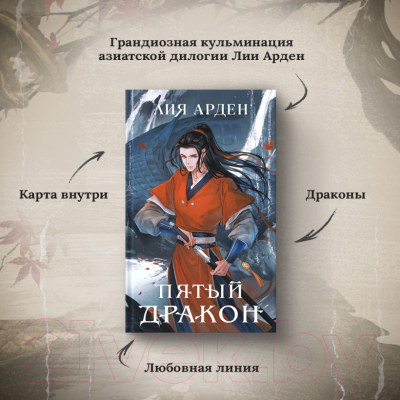 Набор книг Эксмо Азиатская дилогия. Двойник запада. Пятый дракон 9785041892418 (Арден Л.)