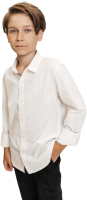 Рубашка детская Isee UN-71849B (р-р 30/110-116, белый) - 