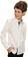 Рубашка детская Isee UN-71850B (р-р 36/146-152, белый) - 