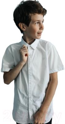 Рубашка детская Isee UN-71851B (р-р 36/146-152, белый)