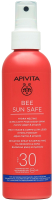 Спрей солнцезащитный Apivita Bee Sun Safe SPF30 Тающий ультралегкий для лица и тела (200мл) - 