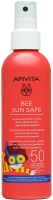 Спрей солнцезащитный Apivita Bee Sun Safe SPF50 Увлажняющий для детей с легким нанесением (200мл) - 