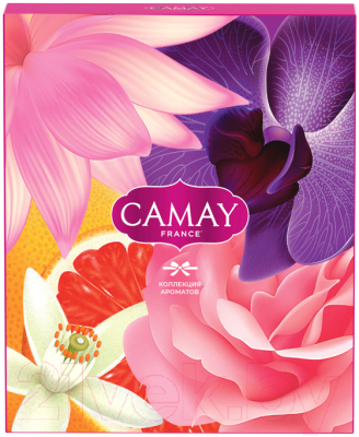 Набор мыла Camay Коллекция ароматов 2023 Туалетное мыло+Крем-мыло (3x85г+85г)