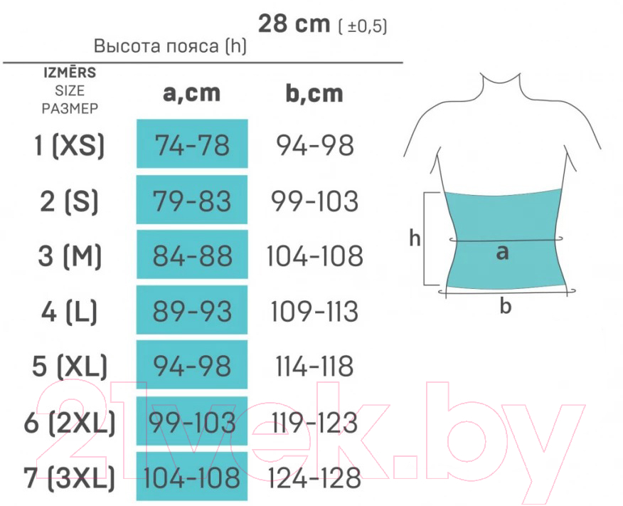 Бандаж абдоминальный Tonus Elast Согревающий с шерстью Angora и Merino / 9509-AM (р.4) — фото 3