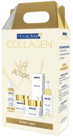 Набор косметики для лица Novaclear Collagen Крем дневной+Крем ночной+Сыворотка+Средство д/умывания (50мл+50мл+30мл+50мл) - 