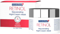 Маска для лица кремовая Novaclear Retinol Омолаживающая ночная с ретинолом (50мл) - 