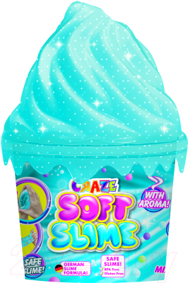 Слайм Craze Soft Slime Ароматизированный Мороженое / 18705.B (голубой)