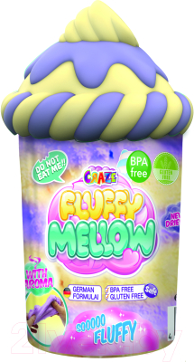 Слайм Craze Fluffy Mellow Флаффи / 21279.C (желтый/фиолетовый)