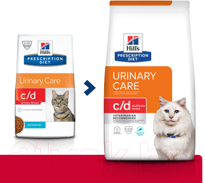 Сухой корм для кошек Hill's Prescription Diet C/D Multicare Urinary Stress / 606771 (400г)